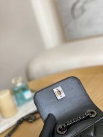 chanel ap3020 clutch with chain lambskip gold tone metal black with black 008 luxibags.ru .jpg