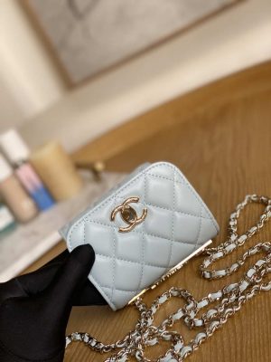 chanel ap3020 clutch with chain lambskip gold tone metal blue 003 luxibags.ru .jpg