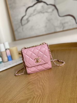 chanel ap3020 clutch with chain lambskip gold tone metal pink 001 luxibags.ru .jpg