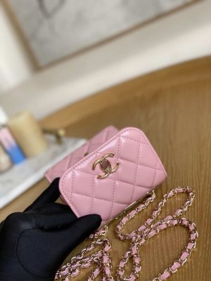 chanel ap3020 clutch with chain lambskip gold tone metal pink 003 luxibags.ru .jpg