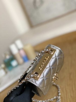 chanel ap3020 clutch with chain lambskip gold tone metal sliver 004 luxibags.ru .jpg