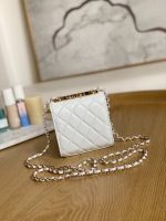 chanel ap3020 clutch with chain lambskip gold tone metal white 002 luxibags.ru .jpg