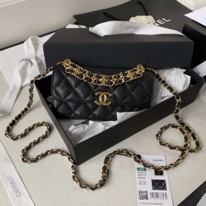 chanel ap3021 mini flap bag woc calfskin phone bag black 001 luxibags.ru .jpg