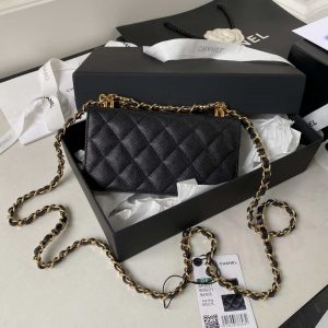 chanel ap3021 mini flap bag woc calfskin phone bag black 002 luxibags.ru .jpg