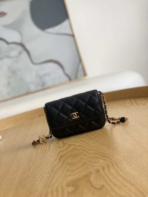 chanel ap3036 clutch with chain lambskin black 001 luxibags.ru .jpg