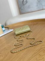 chanel ap3036 clutch with chain lambskin green 006 luxibags.ru .jpg