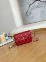 chanel ap3036 clutch with chain lambskin red 001 luxibags.ru .jpg