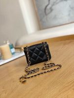 chanel ap3037 belt bag lambskin enamel gold tone metal black 002 luxibags.ru .jpg