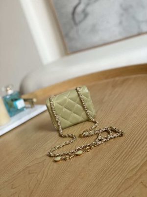 chanel ap3037 belt bag lambskin enamel gold tone metal green 002 luxibags.ru .jpg