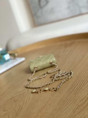chanel ap3037 belt bag lambskin enamel gold tone metal green 006 luxibags.ru .jpg