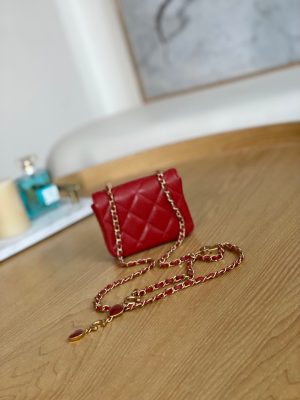 chanel ap3037 belt bag lambskin enamel gold tone metal red 002 luxibags.ru .jpg