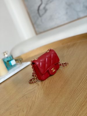 chanel ap3037 belt bag lambskin enamel gold tone metal red 005 luxibags.ru .jpg