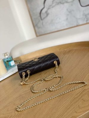 chanel ap3043 wallet on chain lambskin gold tone metal dark brown 006 luxibags.ru .jpg