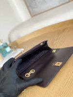 chanel ap3043 wallet on chain lambskin gold tone metal dark brown 009 luxibags.ru .jpg