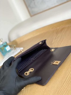 chanel ap3043 wallet on chain lambskin gold tone metal dark brown 009 luxibags.ru .jpg