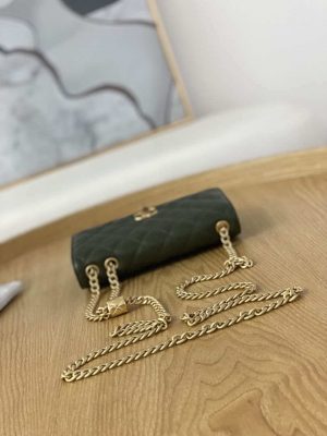 chanel ap3043 wallet on chain lambskin gold tone metal green 006 luxibags.ru .jpg