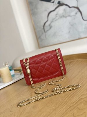 chanel ap3043 wallet on chain lambskin gold tone metal red 002 luxibags.ru .jpg
