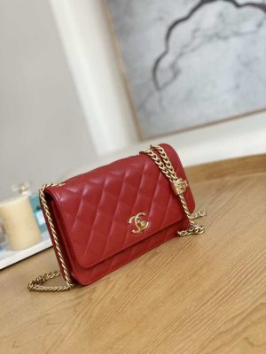 chanel ap3043 wallet on chain lambskin gold tone metal red 003 luxibags.ru .jpg
