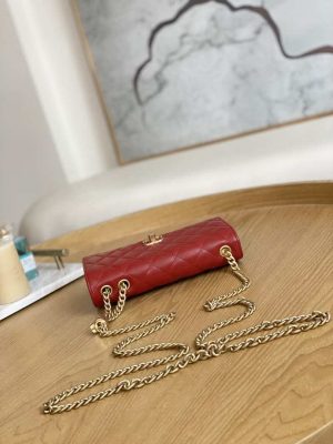 chanel ap3043 wallet on chain lambskin gold tone metal red 005 luxibags.ru .jpg