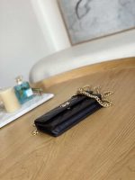 chanel ap3047 flap phone holder with chain dark brown lambskin gold tone metal 005 luxibags.ru .jpg