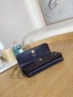 chanel ap3047 flap phone holder with chain dark brown lambskin gold tone metal 007 luxibags.ru .jpg