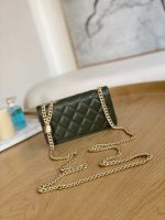 chanel ap3047 flap phone holder with chain green lambskin gold tone metal 002 luxibags.ru .jpg