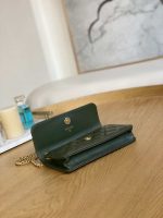 chanel ap3047 flap phone holder with chain green lambskin gold tone metal 006 luxibags.ru .jpg