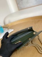 chanel ap3047 flap phone holder with chain green lambskin gold tone metal 009 luxibags.ru .jpg