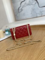 chanel ap3047 flap phone holder with chain red lambskin gold tone metal 002 luxibags.ru .jpg