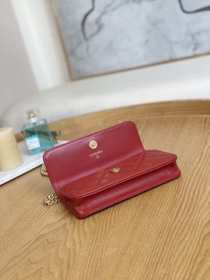 chanel ap3047 flap phone holder with chain red lambskin gold tone metal 008 luxibags.ru .jpg
