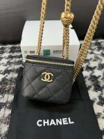chanel ap3203 clutch with chain grained calfskin black 015 luxibags.ru .jpg