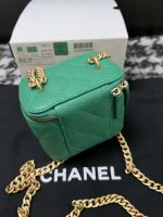 chanel ap3203 clutch with chain grained calfskin green 003 luxibags.ru .jpg