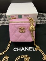chanel ap3203 clutch with chain grained calfskin pink 001 luxibags.ru .jpg