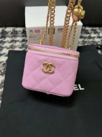 chanel ap3203 clutch with chain grained calfskin pink 006 luxibags.ru .jpg