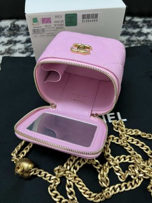 chanel ap3203 clutch with chain grained calfskin pink 007 luxibags.ru .jpg