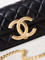 chanel ap3207 phone holder with chain shiny lambskin gold tone metalblack 007 luxibags.ru .jpg