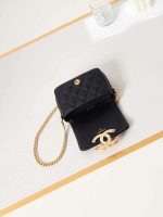 chanel ap3208 mini flap bag with chain shiny lambskin gold tone metal black 006 luxibags.ru .jpg