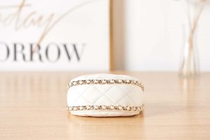 chanel ap3232 clutch with chain lambskin shiny light gold metal white 006 luxibags.ru .jpg