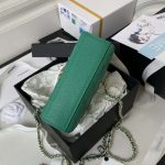 chanel ap3237 clutch with chain grained shiny calfskin gold with handle bag green 006 luxibags.ru .jpg