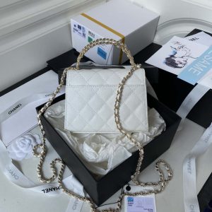 chanel ap3237 clutch with chain grained shiny calfskin gold with handle bag white 002 luxibags.ru .jpg
