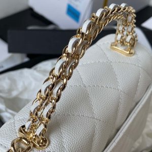chanel ap3237 clutch with chain grained shiny calfskin gold with handle bag white 004 luxibags.ru .jpg