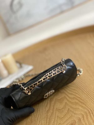chanel ap3238 flap chain bag black calfskin gold with handle bag 004 luxibags.ru .jpg