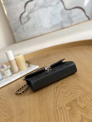 chanel ap3238 flap chain bag black calfskin gold with handle bag 006 luxibags.ru .jpg