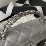 chanel ap3238 flap chain bag gray lambskin gold with handle bag 003 luxibags.ru .jpg