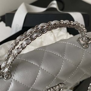 chanel ap3238 flap chain bag gray lambskin gold with handle bag 003 luxibags.ru .jpg