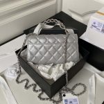 chanel ap3238 flap chain bag gray lambskin gold with handle bag 006 luxibags.ru .jpg