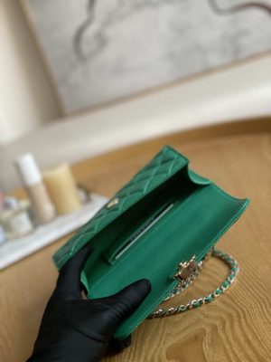 chanel ap3238 flap chain bag green calfskin gold with handle bag 008 luxibags.ru .jpg