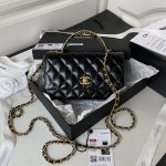 chanel ap3240 flap bag with top handle lambskin gold tone metal black 001 luxibags.ru .jpg