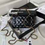 chanel ap3240 flap bag with top handle lambskin gold tone metal black 002 luxibags.ru .jpg