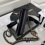 chanel ap3267 19 wallet on chain woc shiny lambskin black 005 luxibags.ru .jpg